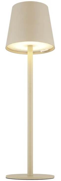 Moderne Tischleuchte für den Innen- und Außenbereich