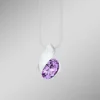Moderner Anhänger mit echt Amethyst