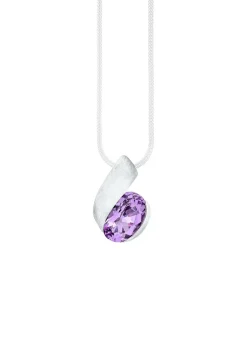 Moderner Anhänger mit echt Amethyst