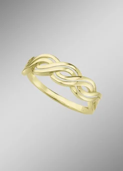 Moderner Damenring in gedrehter Optik