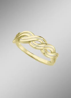 Moderner Damenring in gedrehter Optik