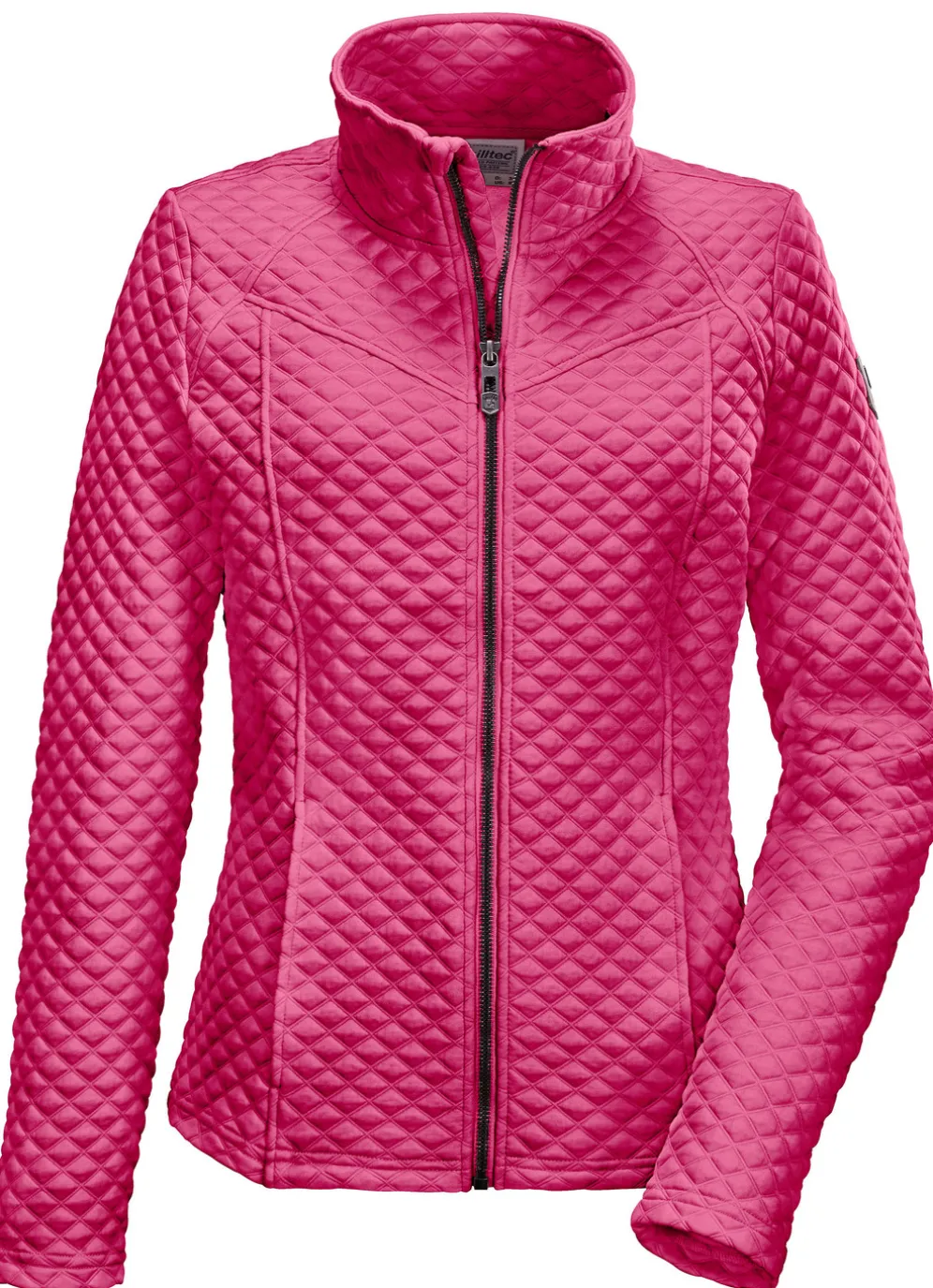 Modische Damen-Stretch-Jacke mit Jaquard-Steppmuster