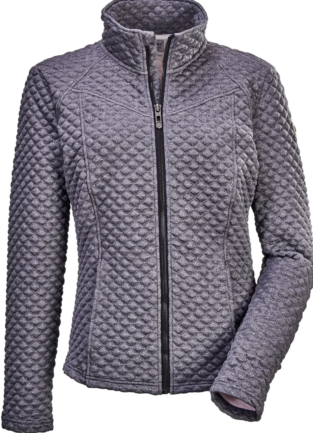 Modische Damen-Stretch-Jacke mit Jaquard-Steppmuster