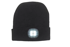 Modische Mütze mit integrierter, herausnehmbarer LED-Lampe