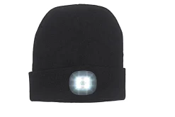 Modische Mütze mit integrierter, herausnehmbarer LED-Lampe