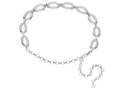 Modischer Damen-Kettengürtel, mit Karabinerverschluss