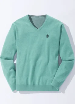 Modischer V-Pullover in 6 Farben