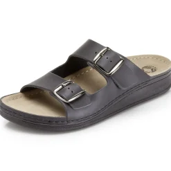 Mubb, bequeme Herren-Pantoletten, Weite H, aus Leder