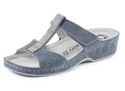 Mubb Pantolette mit funkelnden Glitzersteinchen