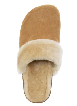 Mubb, warme Damen-Hausschuhe, Weite H, mit Lammfell