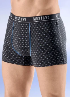 Mustang Dreierpack Pants mit Alloverdessin