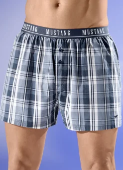 Mustang Zweierpack Boxershorts mit Elastikbund