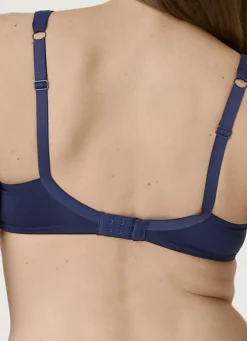 Naturana BH mit Satinblende am Dekolleté