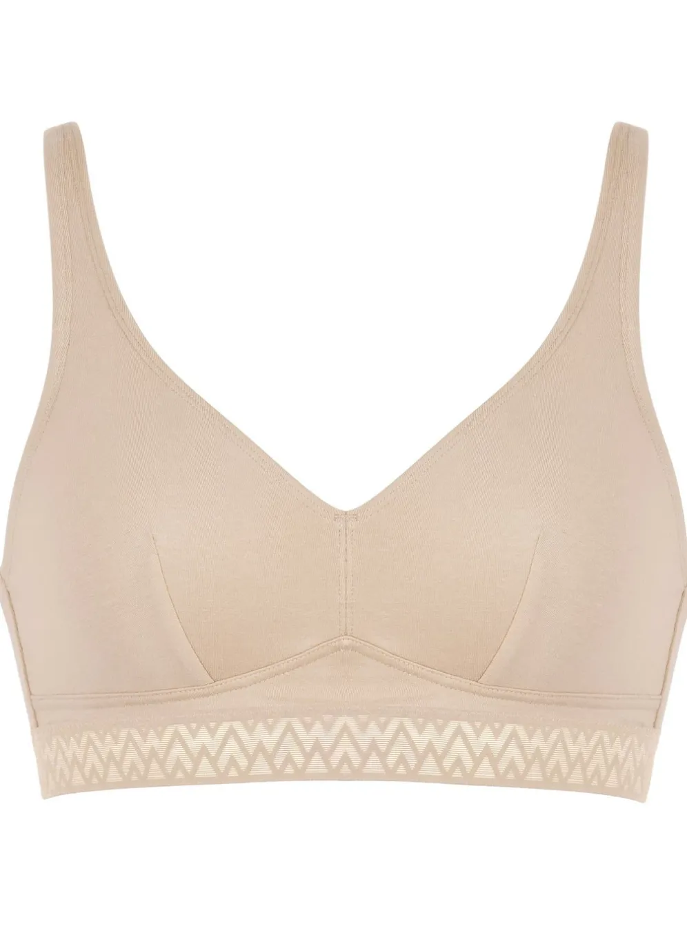 Naturana Zweierpack BH mit dekorativem Elastikband