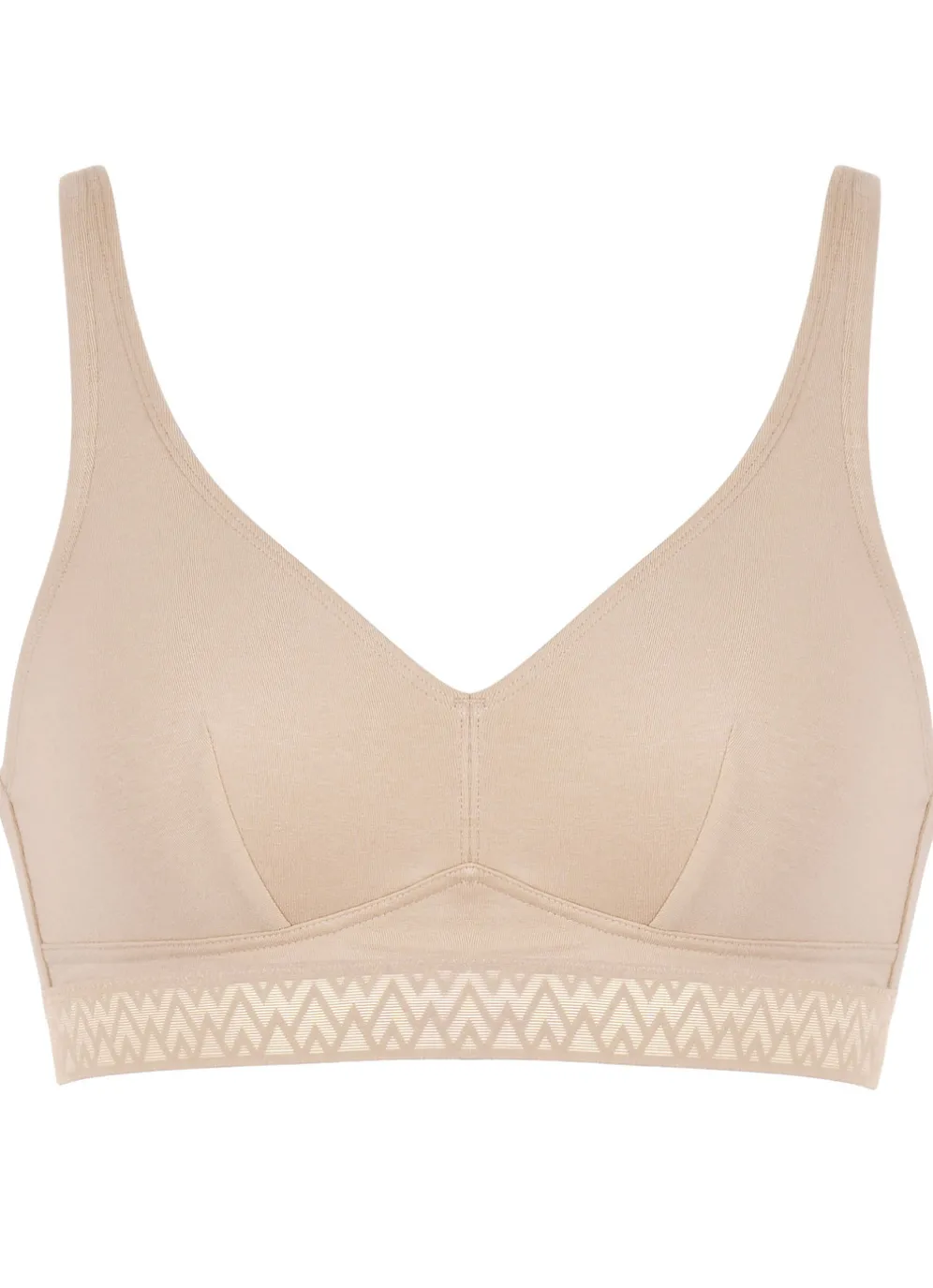 Naturana Zweierpack BH mit dekorativem Elastikband