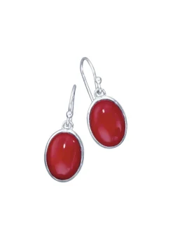 Ohrhaken mit Bambuskoralle