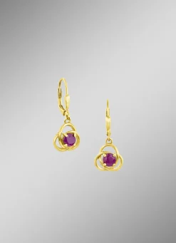 Ohrringe echt Rubin