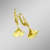 Ohrringe im Ginkgoblatt-Design