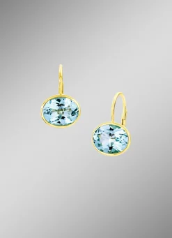 Ohrringe mit Blautopas