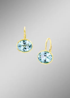 Ohrringe mit Blautopas