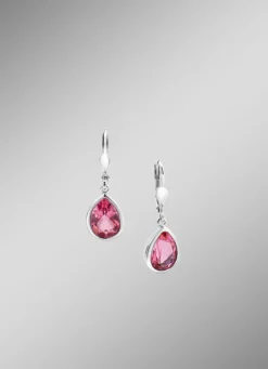 Ohrringe mit leuchtendem Feuertopas