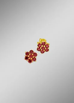 Ohrstecker mit echt Granat