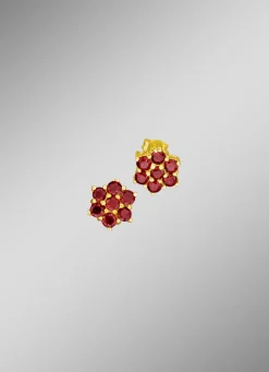 Ohrstecker mit echt Granat