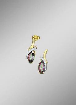 Ohrstecker mit Mystic-Feuertopas