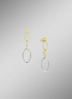 Ohrstecker: Moderne Eleganz in Bicolor