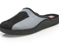 Pantoffel aus weichem Veloursmaterial