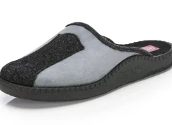 Pantoffel aus weichem Veloursmaterial