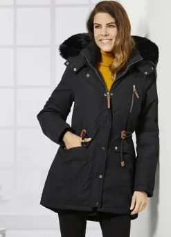 Parka mit Plüsch-Innenausstattung in der Kapuze