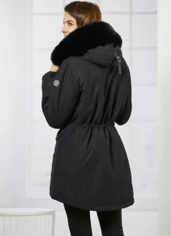 Parka mit Plüsch-Innenausstattung in der Kapuze