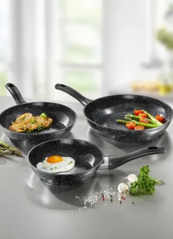 Pfannen-Set mit hochwertiger Antihaft- Keramikbeschichtung
