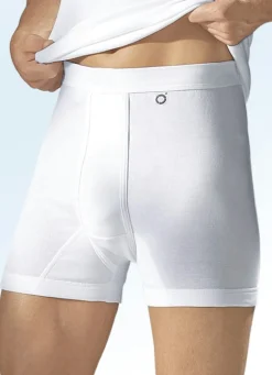 Pfeilring Dreierpack Unterhosen aus Feinripp, weiß