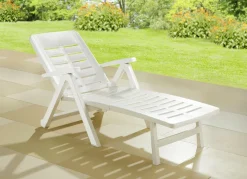 Pflegeleichte und wetterfeste Rollliege Smeraldo