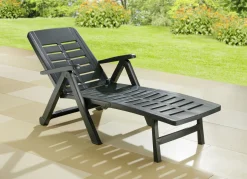 Pflegeleichte und wetterfeste Rollliege Smeraldo