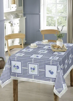 Pflegeleichte Wachstuch-Tischdecke