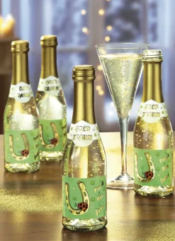 Piccolos mit Neujahrs-Motiv, 4er-Set