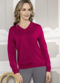 Pima-Pullover in Feinstrick