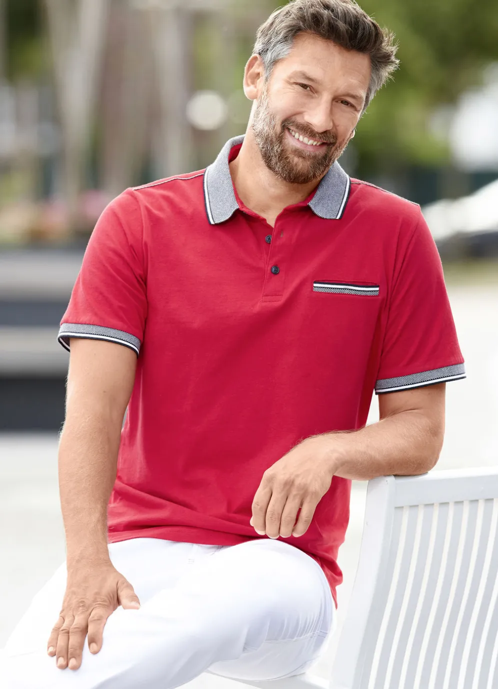 Poloshirt in 3 Farben