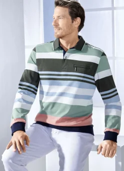 Poloshirt mit Reißverschluss-Brusttasche