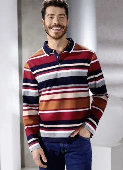 Poloshirt mit Seitenschlitzen