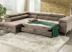 Polsterecke mit Bettfunktion und Komfortschaum-Polsterung