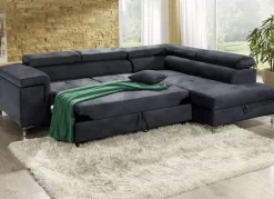 Polsterecke mit Bettfunktion und Komfortschaum-Polsterung