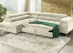 Polsterecke mit Bettfunktion und Komfortschaum-Polsterung