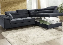 Polsterecke mit Bettfunktion und Komfortschaum-Polsterung