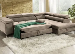 Polsterecke mit Bettfunktion und Komfortschaum-Polsterung