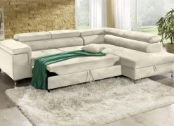 Polsterecke mit Bettfunktion und Komfortschaum-Polsterung