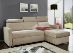 Polsterecke mit Schlaffunktion und Bettkasten